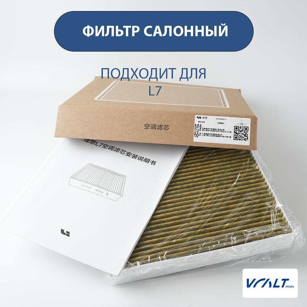 Четырёхуровневый воздушный фильтр салона для LiXiang L6, L7 и других моделей