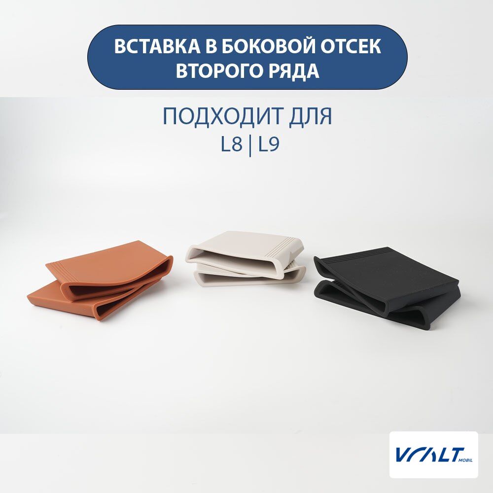 Силиконовые накладки на боковые карманы второго ряда для LiXiang L8 и L9