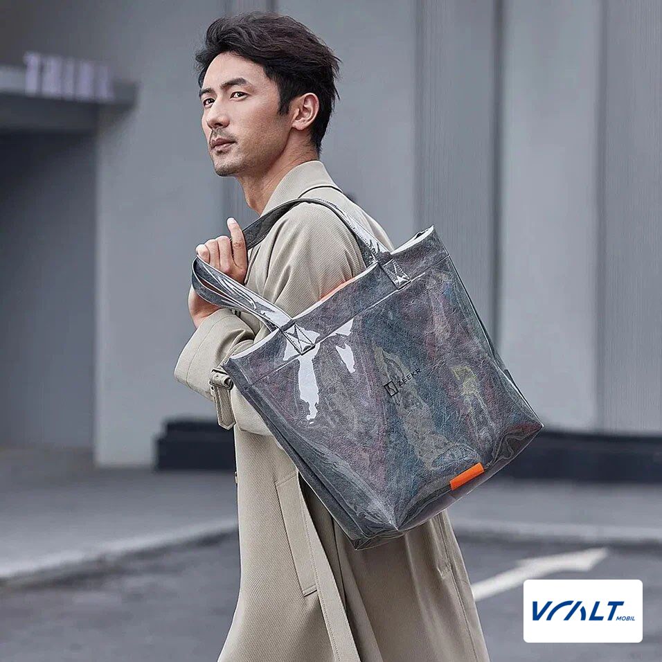 Складная сумка-шоппер Zeekr с удлиненными ручками для переноски